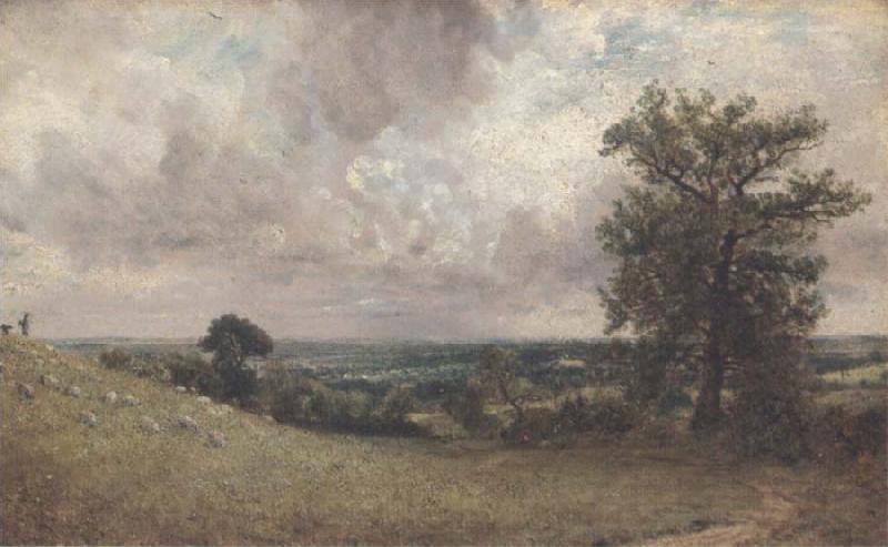 John Constable West End Fields,Hampstead,noon